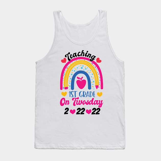 Happy Twosday Tuesday February 22nd 2022 - Funny 2/22/22 Souvenir Gift Tank Top by Gaming champion